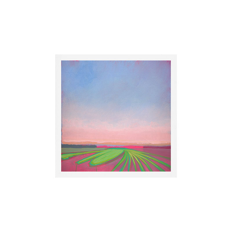 Peaceful Evening Landscape Art Print Gallery Image 1