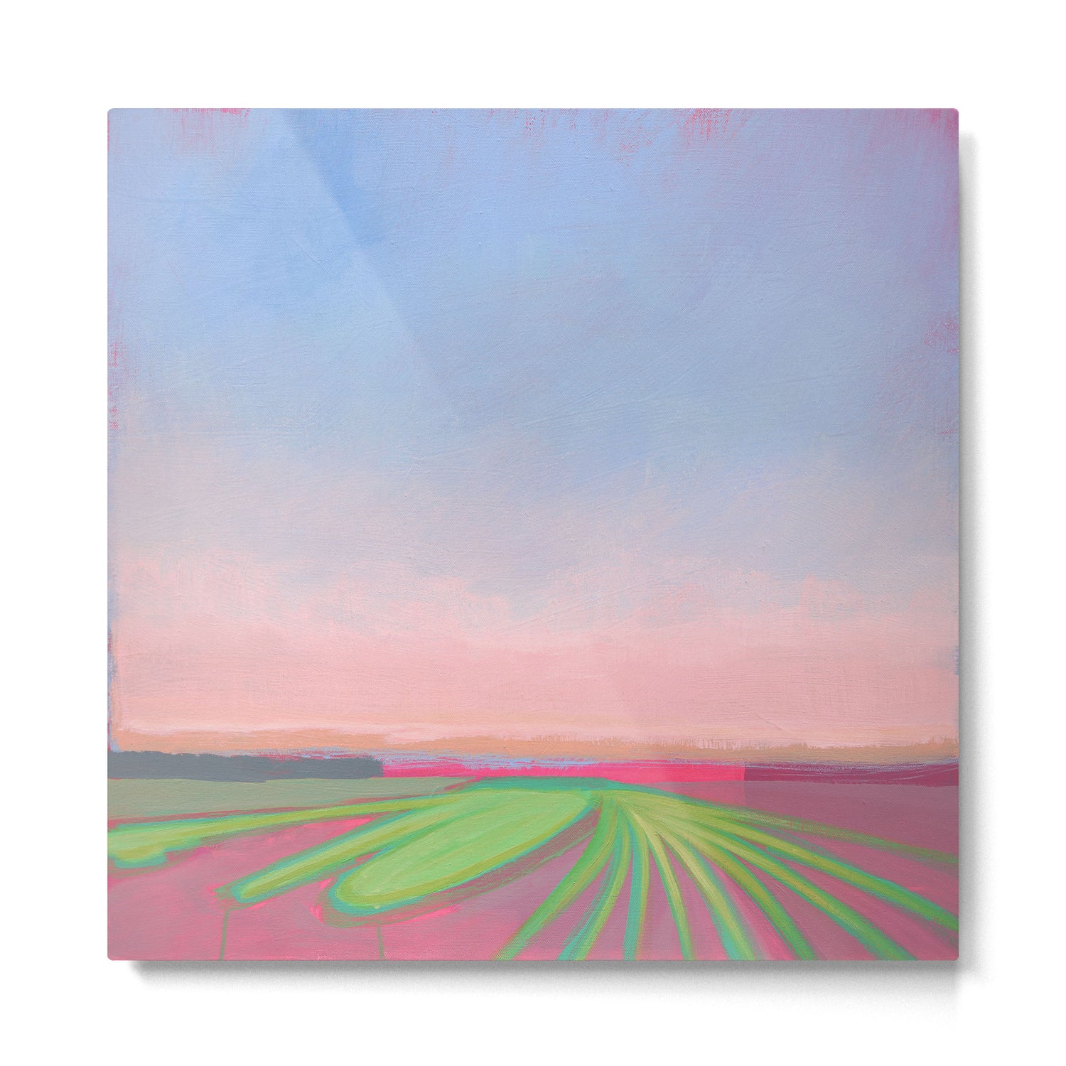Peaceful Evening Landscape Metal Print Gallery Image 2