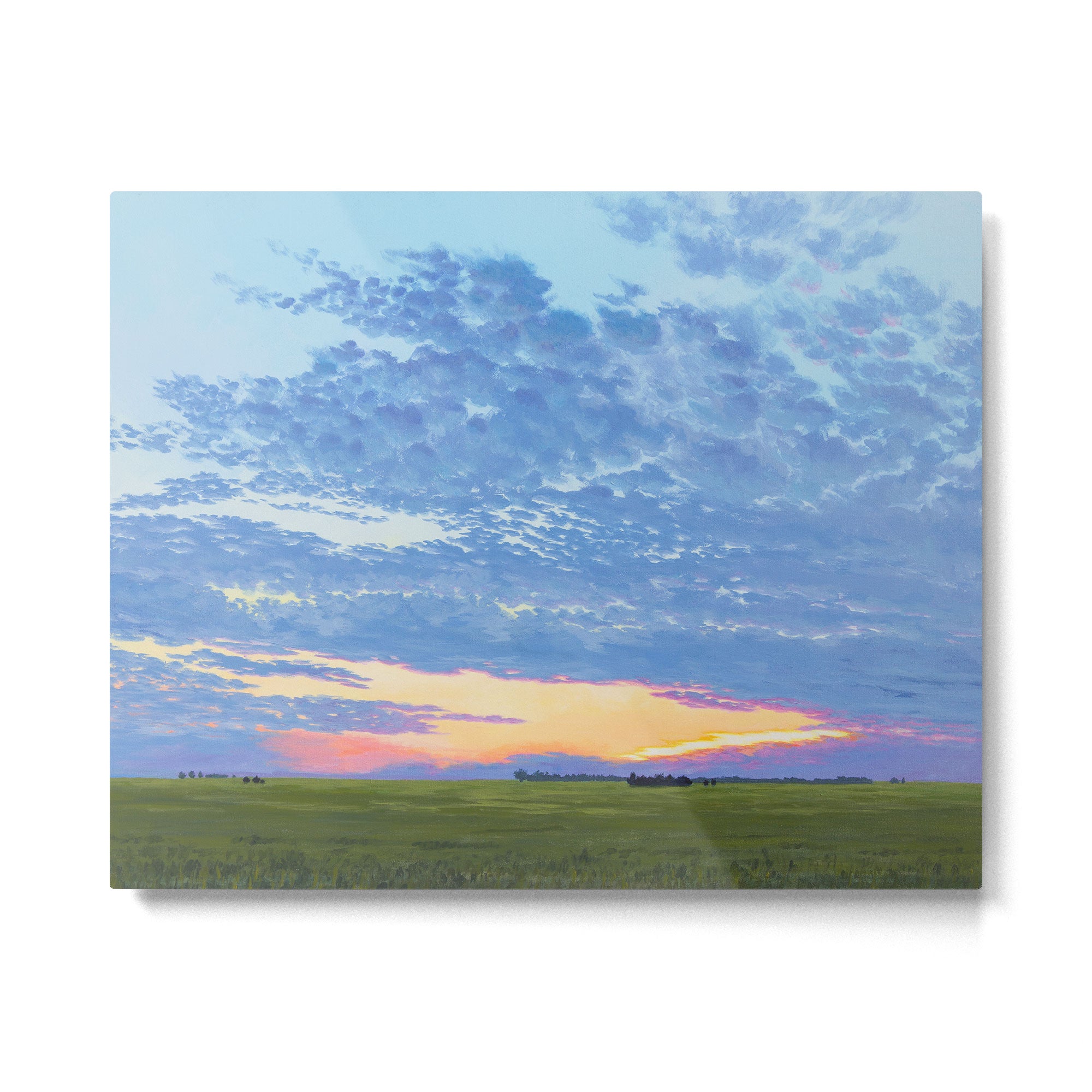 Prairie Summer Sunset Metal Print Gallery Image 4