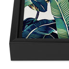 Banana leaves Framed Canvas Print Gallery Image 3