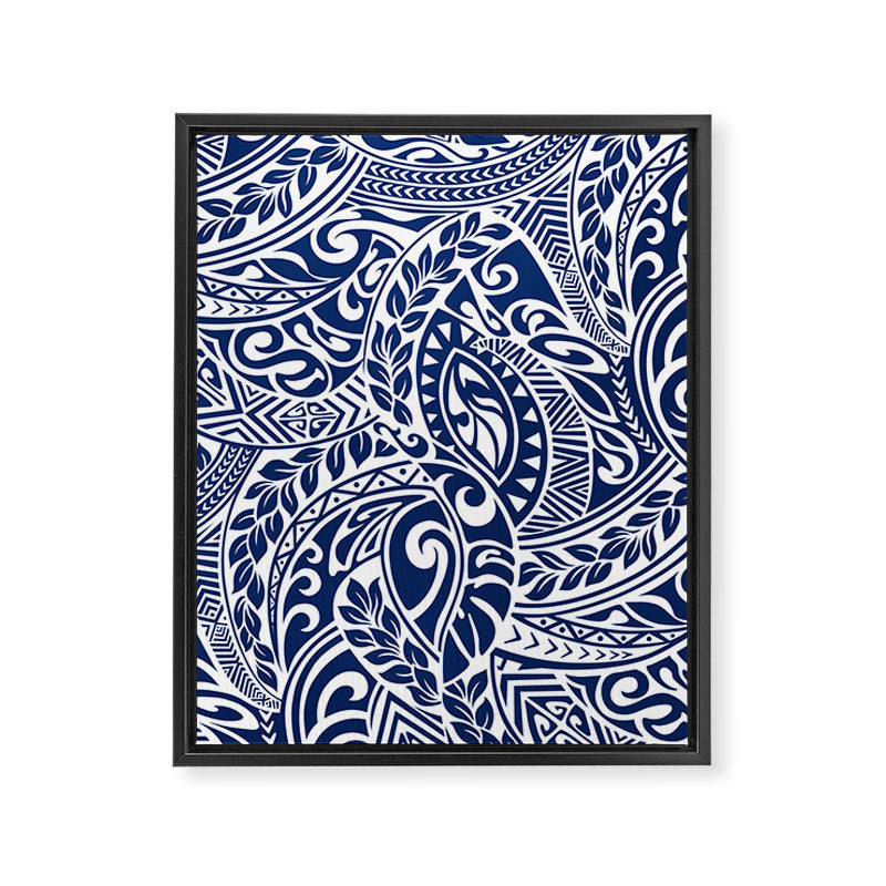 Hawaiian Tribal Pattern III Framed Canvas Print Gallery Image 6