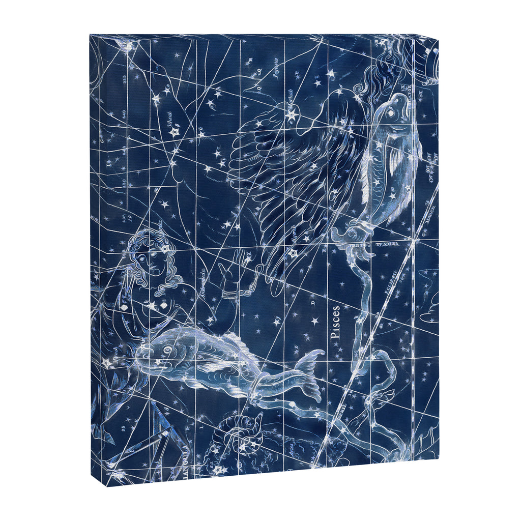 Pisces sky star map Canvas Print Gallery Image 8