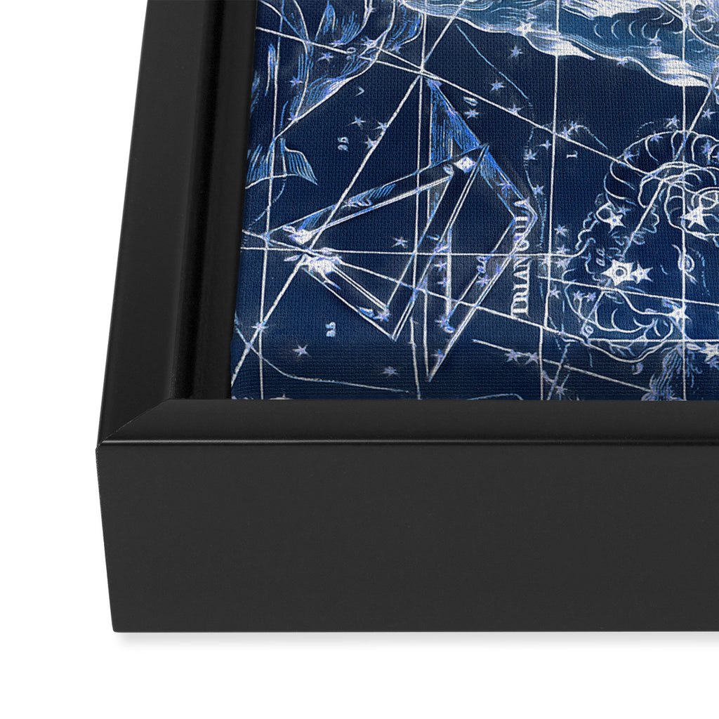 Pisces sky star map Framed Canvas Print Gallery Image 3