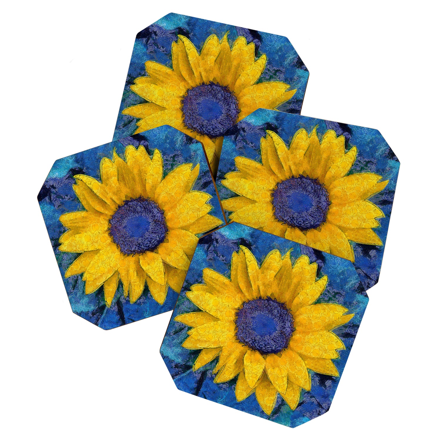 Sunflower Coaster Gallery Image 1