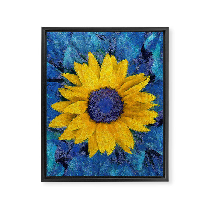Sunflower Framed Canvas Print Gallery Image 1