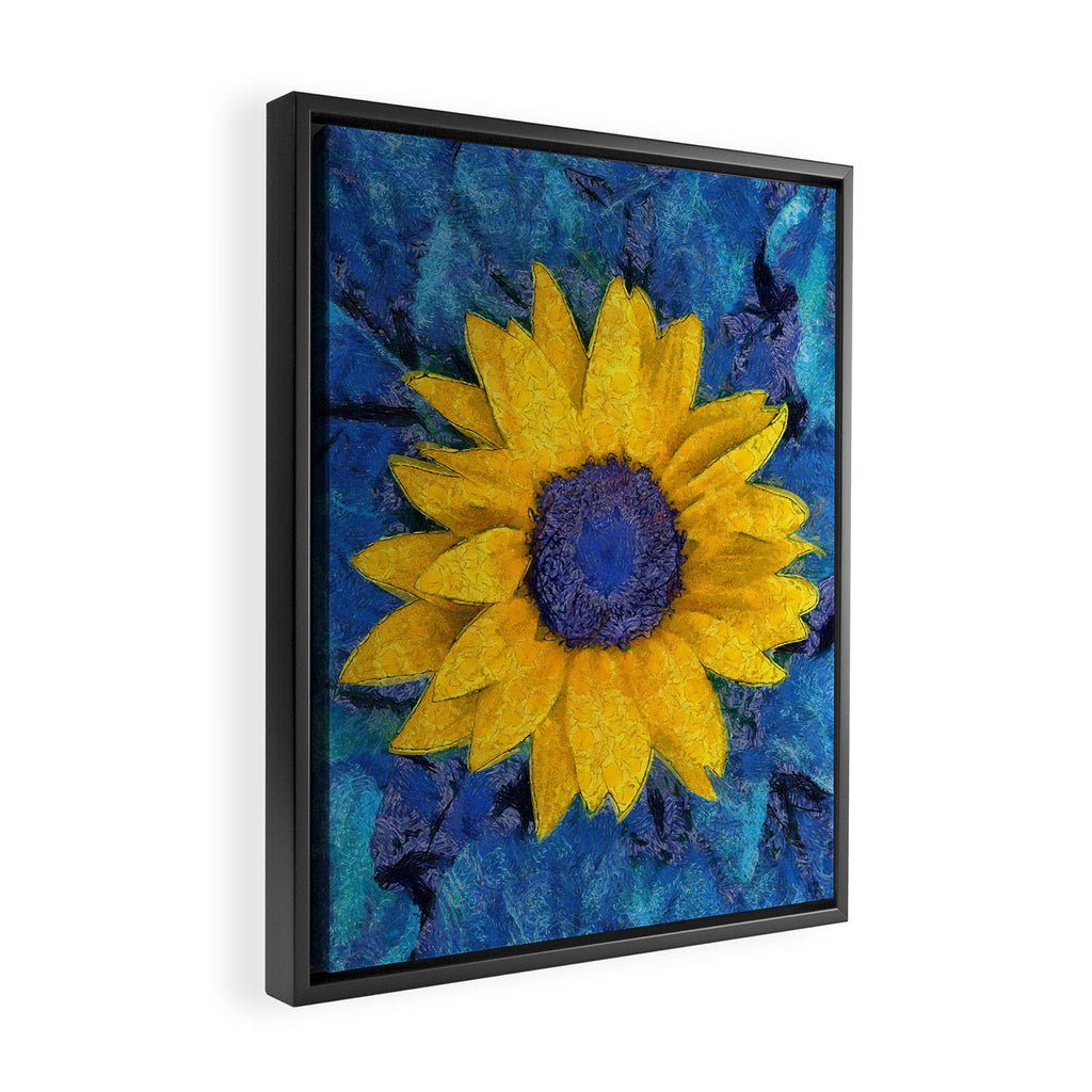 Sunflower Framed Canvas Print Gallery Image 2