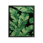 Tropical banana leaves II Framed Canvas Print Gallery Image 6