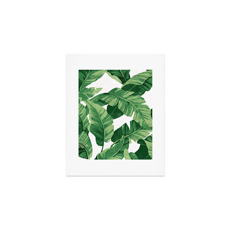 Tropical banana leaves IV Art Print Gallery Image 1