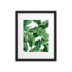 Tropical banana leaves IV Framed Art Print Gallery Image 5