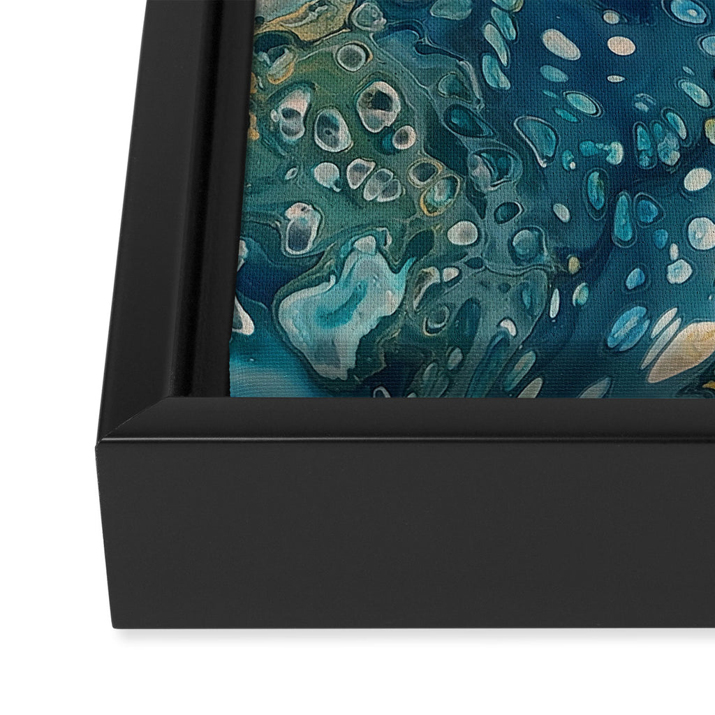 Underwater Abstract Fantasy Framed Canvas Print Gallery Image 3