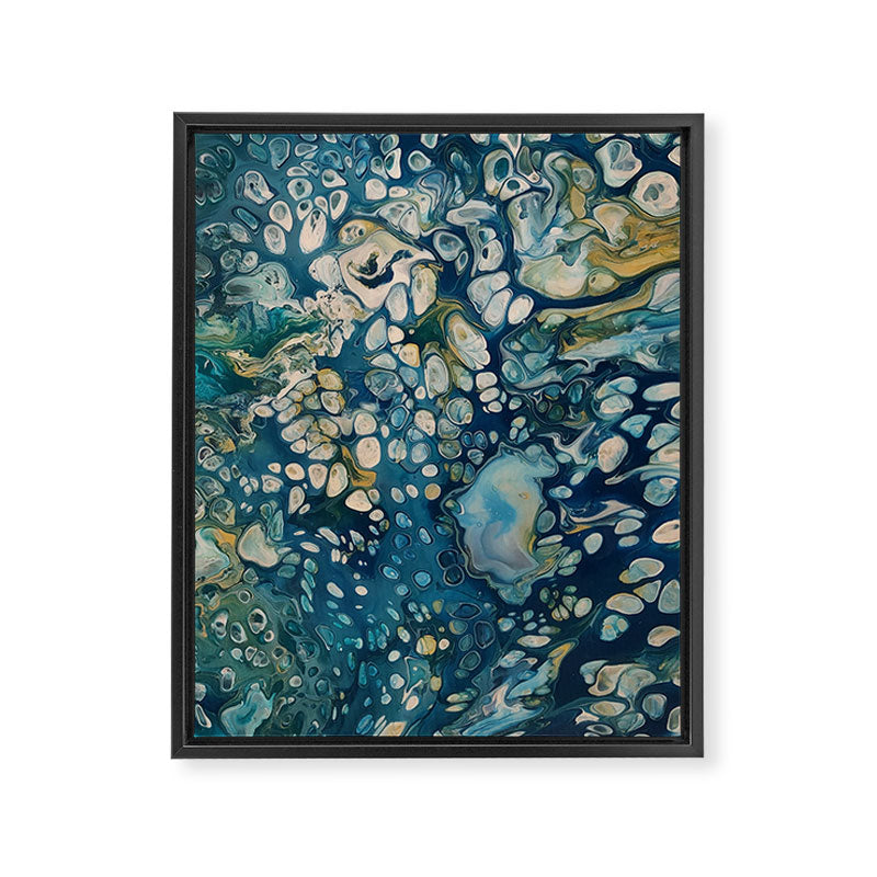 Underwater Abstract Fantasy Framed Canvas Print Gallery Image 6