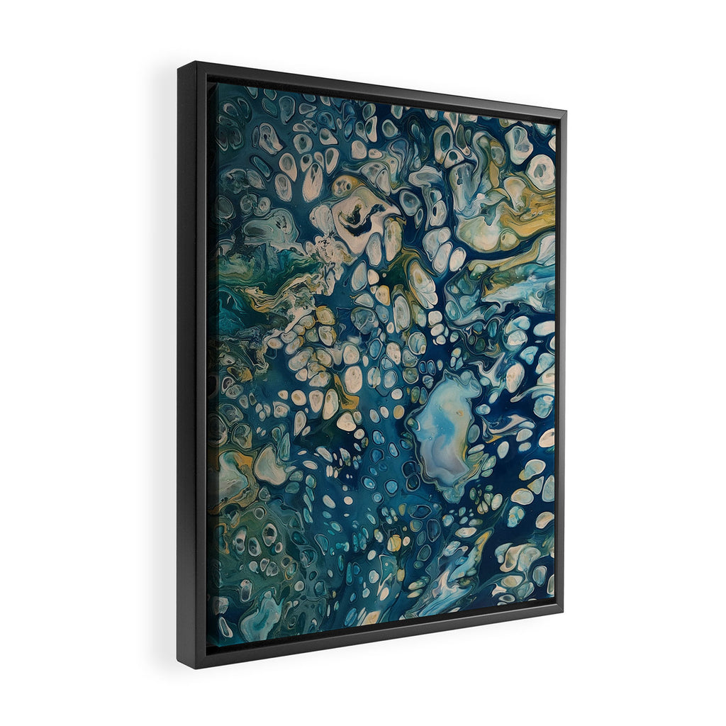 Underwater Abstract Fantasy Framed Canvas Print Gallery Image 2