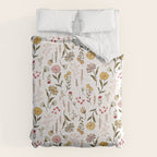 Spring Garden Flower Collection - White Comforter Gallery Image 6