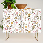 Spring Garden Flower Collection - White Credenza Gallery Image 1