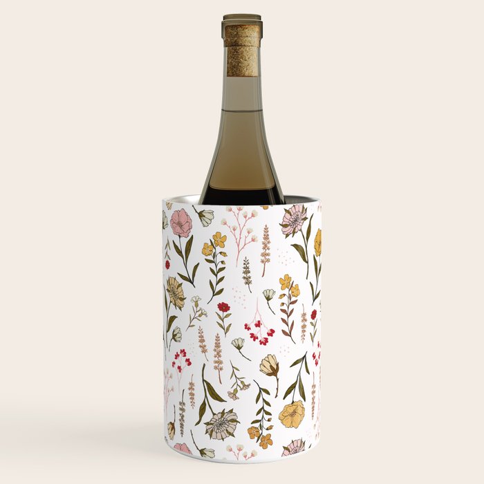 Spring Garden Flower Collection - White Wine Chiller Gallery Image 1