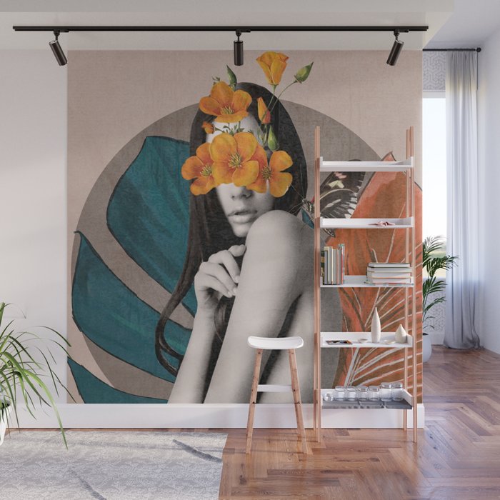Tropical Girl 5 Wall Mural Gallery Image 1