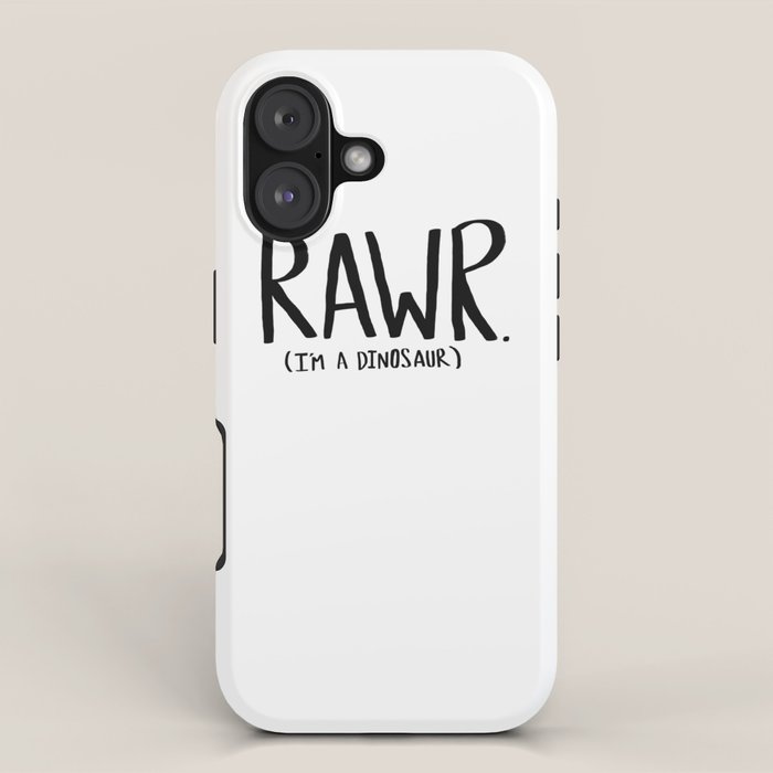 Rawr. I'm a Dinosaur iPhone Case Gallery Image 1