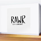 Rawr. I'm a Dinosaur Wall Mural Gallery Image 2