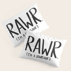 Rawr. I'm a Dinosaur Pillow Sham Gallery Image 3