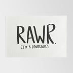 Rawr. I'm a Dinosaur Rug Gallery Image 2