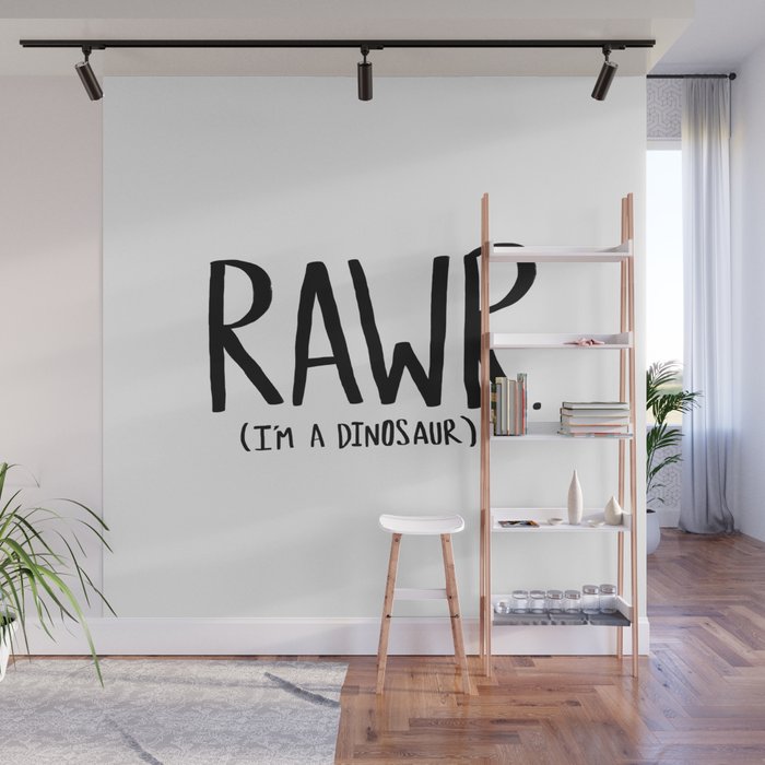 Rawr. I'm a Dinosaur Wall Mural Gallery Image 1