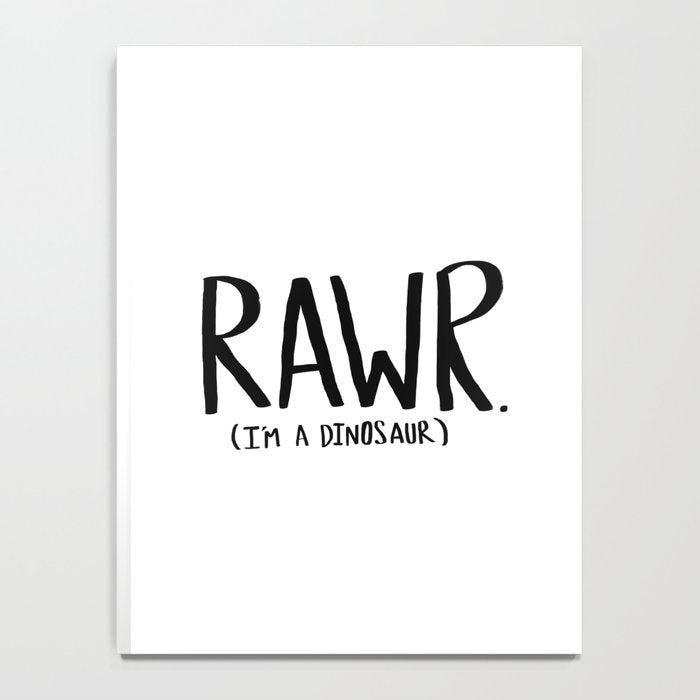 Rawr. I'm a Dinosaur Notebook Gallery Image 4