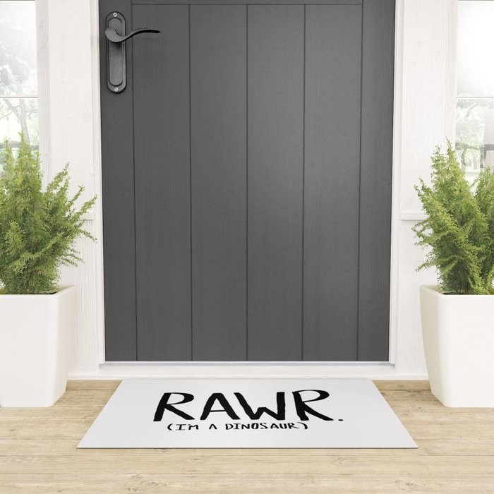 Rawr. I'm a Dinosaur Welcome Mat Gallery Image 3