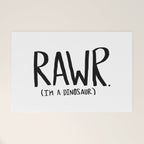 Rawr. I'm a Dinosaur Welcome Mat Gallery Image 1