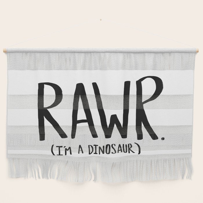 Rawr. I'm a Dinosaur Wall Hanging Gallery Image 1