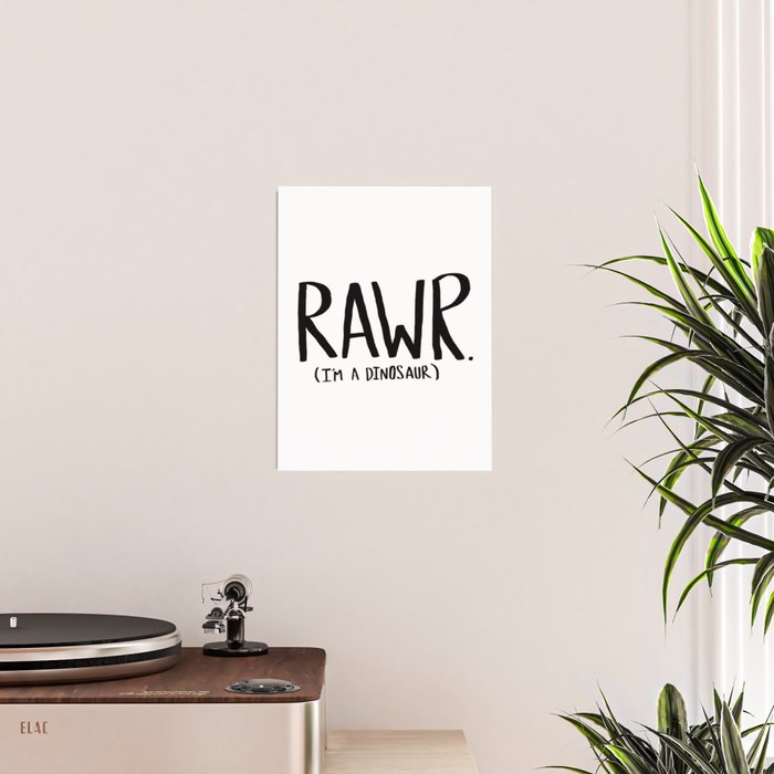 Rawr. I'm a Dinosaur Poster Gallery Image 2