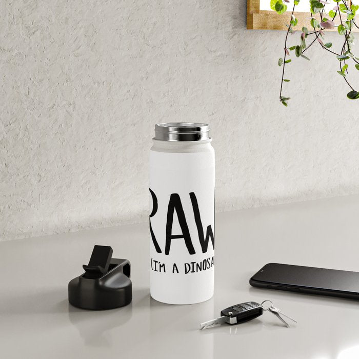 Rawr. I'm a Dinosaur Water Bottle Gallery Image 4