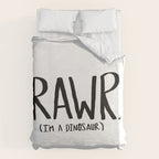 Rawr. I'm a Dinosaur Duvet Cover Gallery Image 6