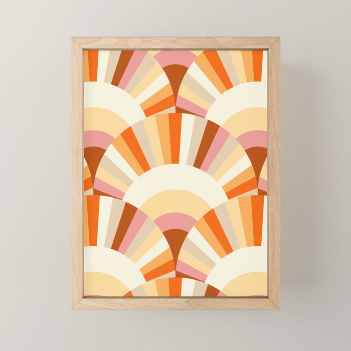 Retro Summer Sunshine Mini Art Print Gallery Image 1