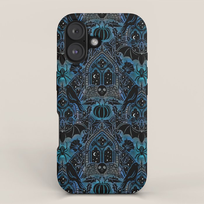 Gothic Halloween - Eerie Blue iPhone Case Gallery Image 1