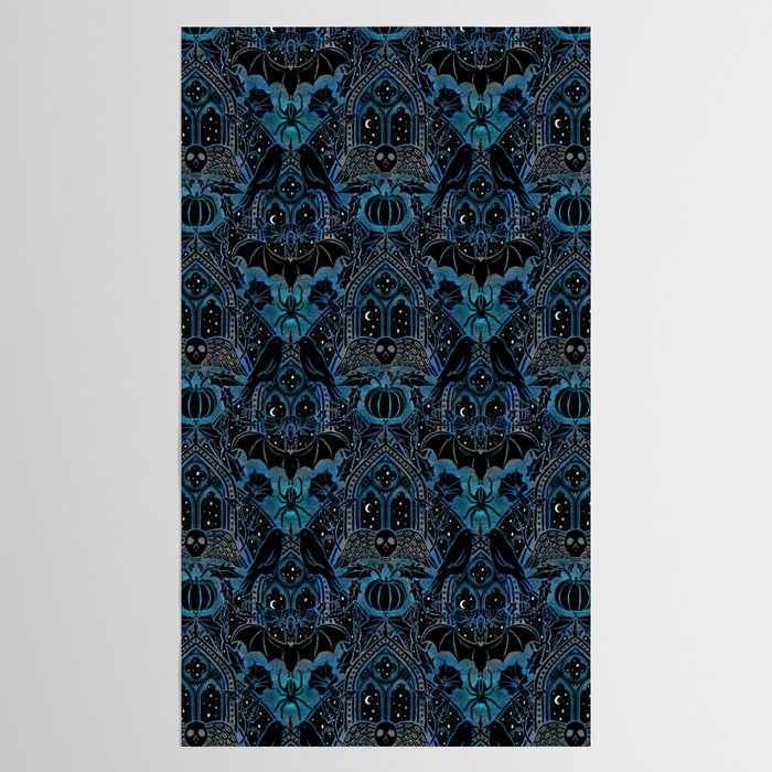 Gothic Halloween - Eerie Blue Tablecloth Gallery Image 2