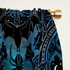 Gothic Halloween - Eerie Blue Window Curtain Gallery Image 2