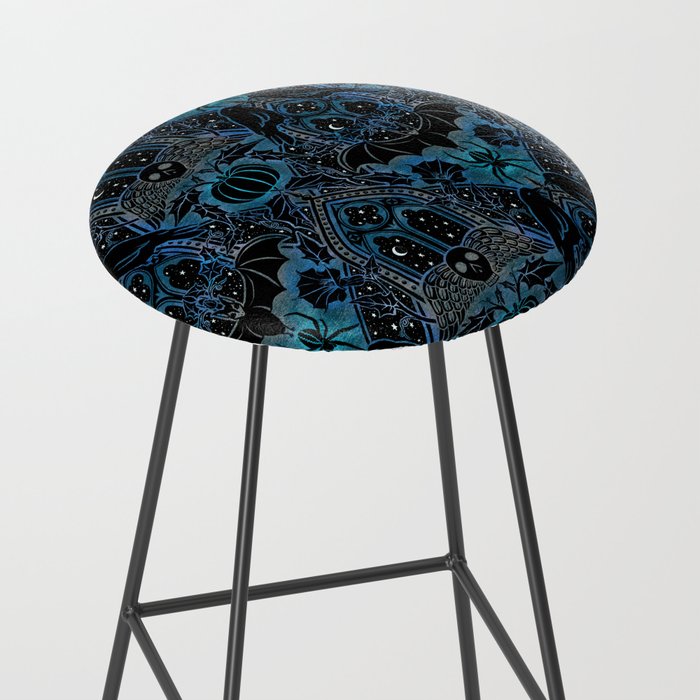 Gothic Halloween - Eerie Blue Stool Gallery Image 2