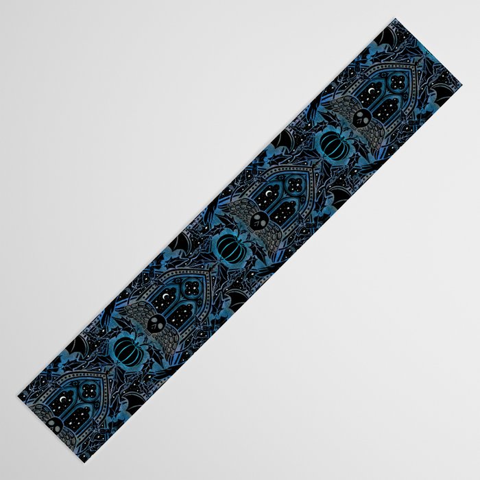 Gothic Halloween - Eerie Blue Table Runner Gallery Image 3