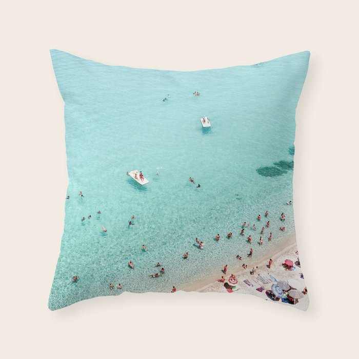 Beach Day Throw Pillow Gallery Image 1