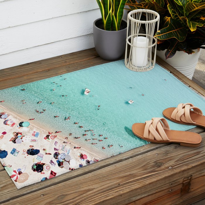 Beach Day Outdoor Rug Gallery Image 2