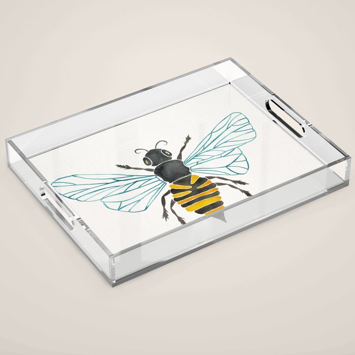 Honey Bee Acrylic Tray Gallery Image 1