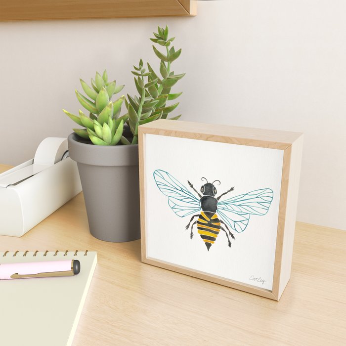 Honey Bee Mini Art Print Gallery Image 2
