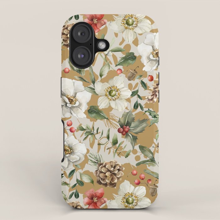 Winter flowers WP1 iPhone Case Gallery Image 1