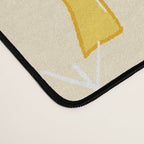 Festive Coquette Bow Pattern on Cream Desk Mat Gallery Image 4