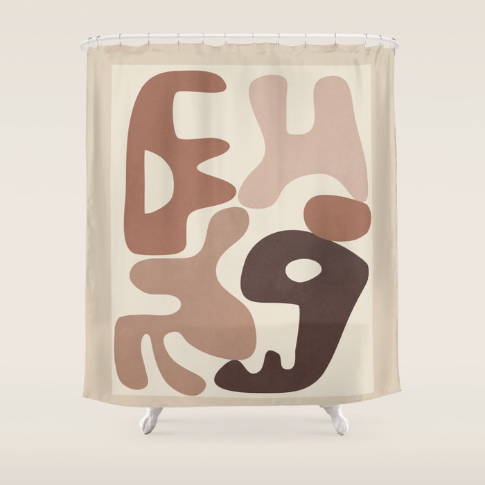 Fluid Whispers VI Shower Curtain Gallery Image 1