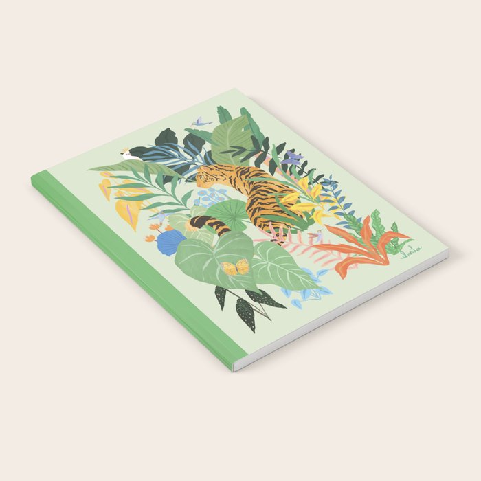 Tiger in Jungle  Notebook Gallery Image 1