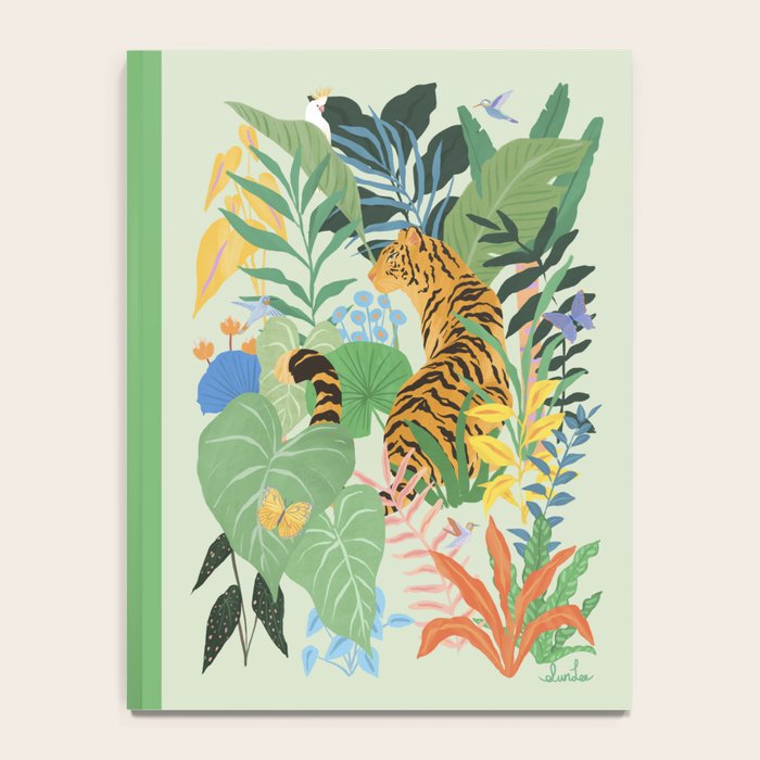Tiger in Jungle  Notebook Gallery Image 4