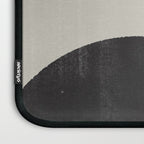 Abstract Black and Beige Geometric No. 1 Laptop Sleeve Gallery Image 3