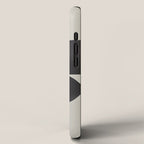 Abstract Black and Beige Geometric No. 1 iPhone Case Gallery Image 2