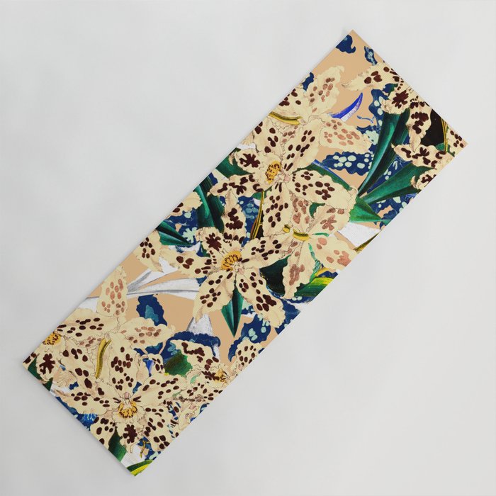 Vintage Exotic Garden Yoga Mat Gallery Image 1